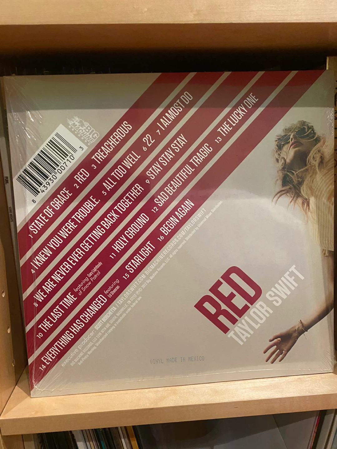 Taylor Swift Red Vinyl Record - photo 2