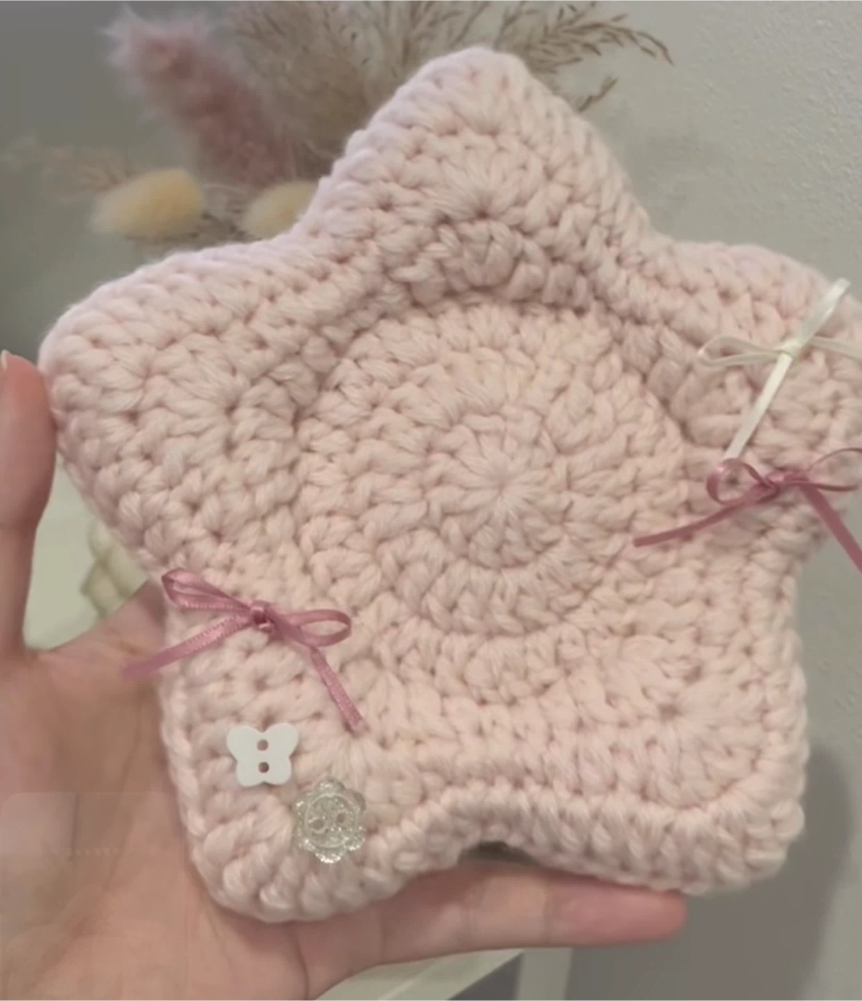 Handmade Crochet Star Coaster / Jewellery Dish (Customizable) - photo 4