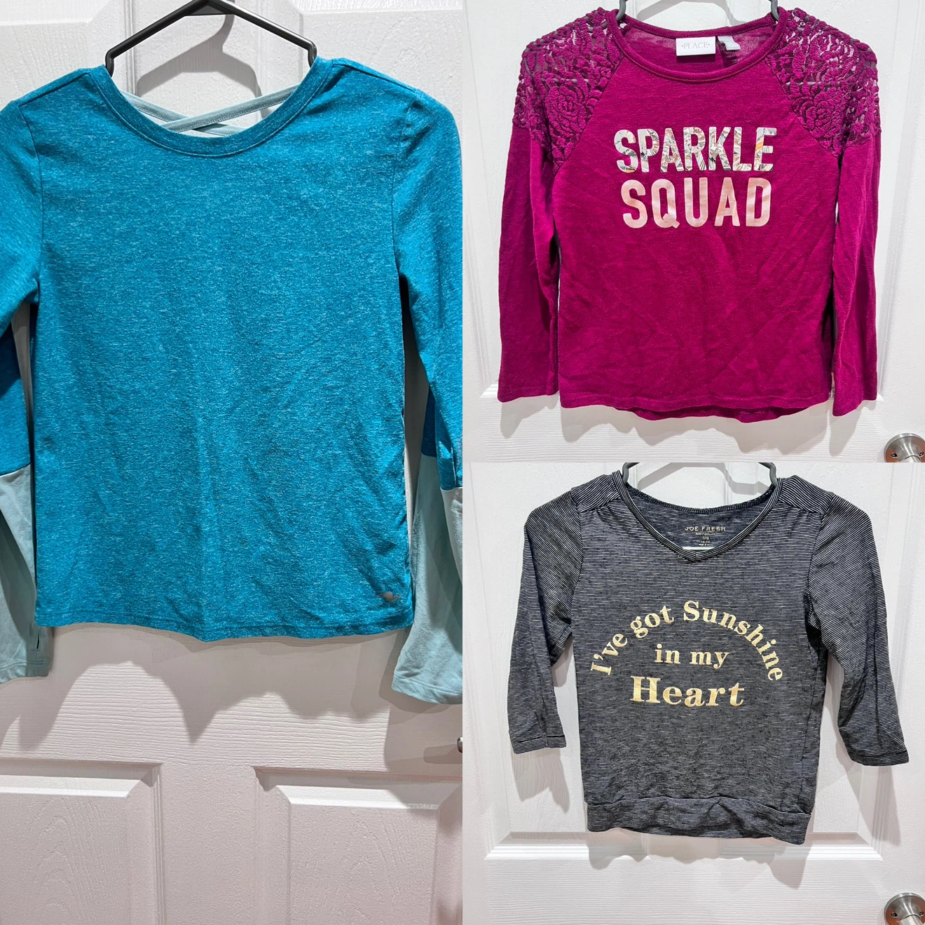 Girls’ long sleeve shirts
