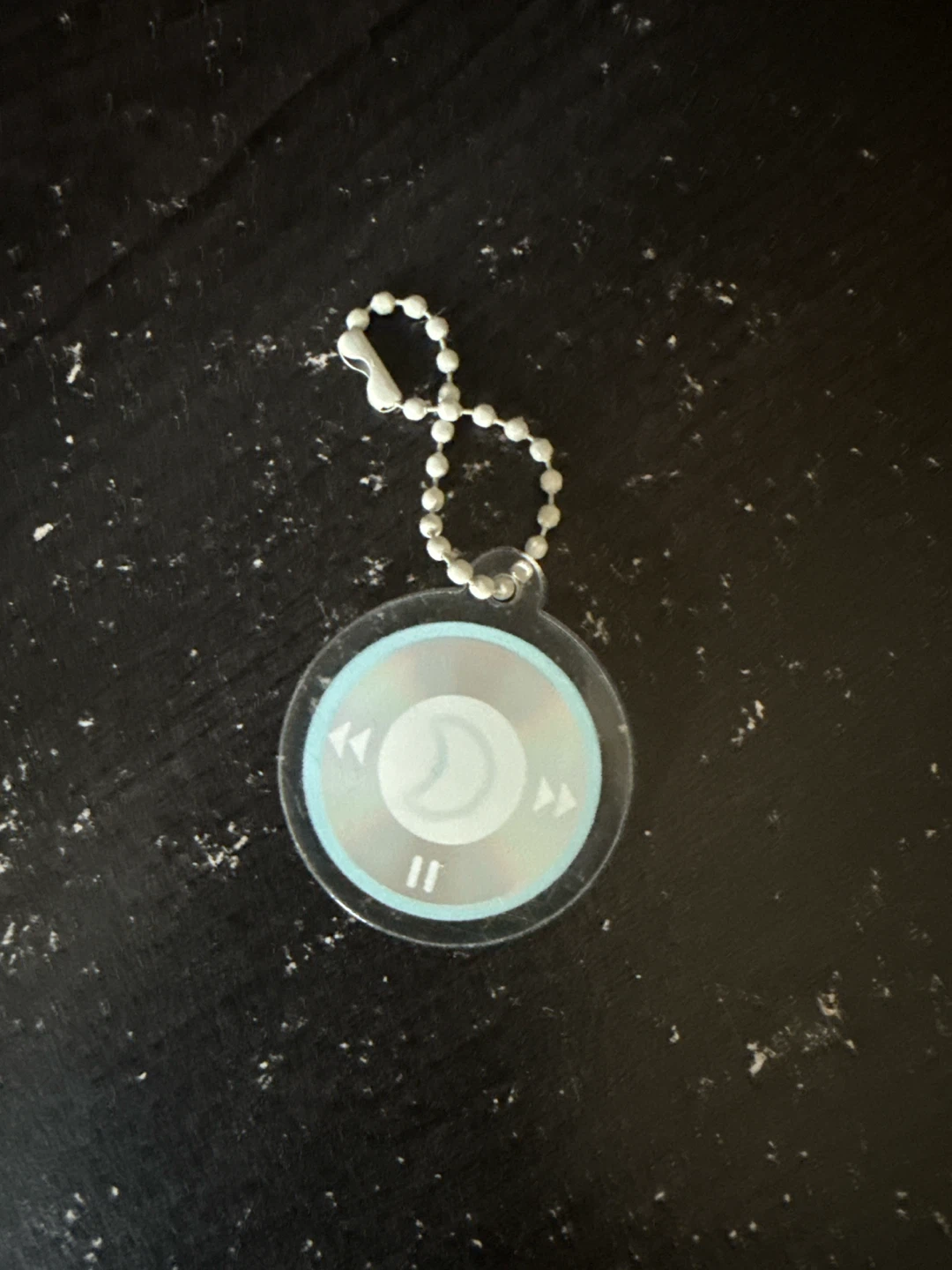 Clear Keychain with Music Player Design