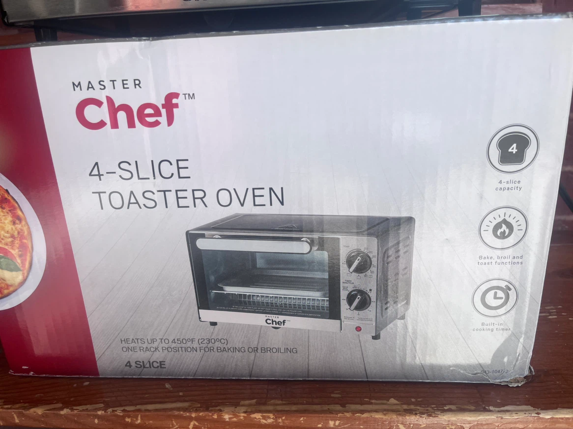 Master Chef 4-Slice Toaster Oven