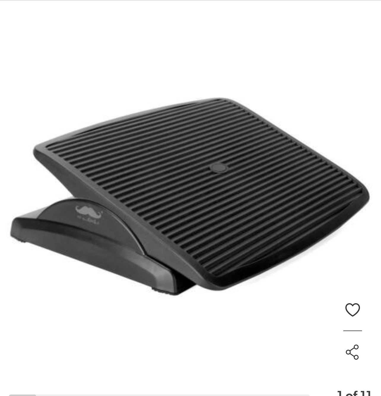 Under desk footrest adjustable tilt like new