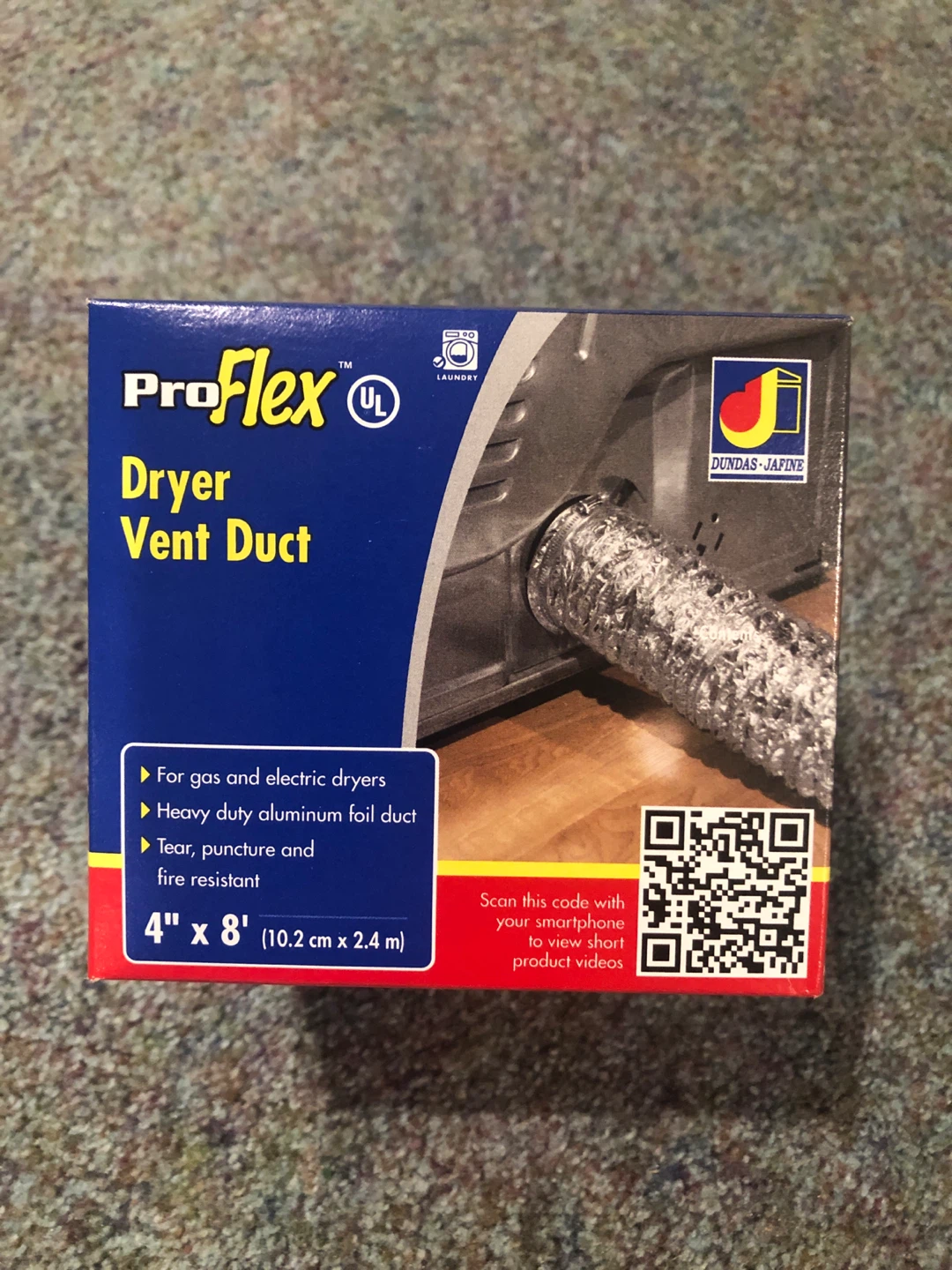 ProFlex Dryer Vent Duct 4" x 8'