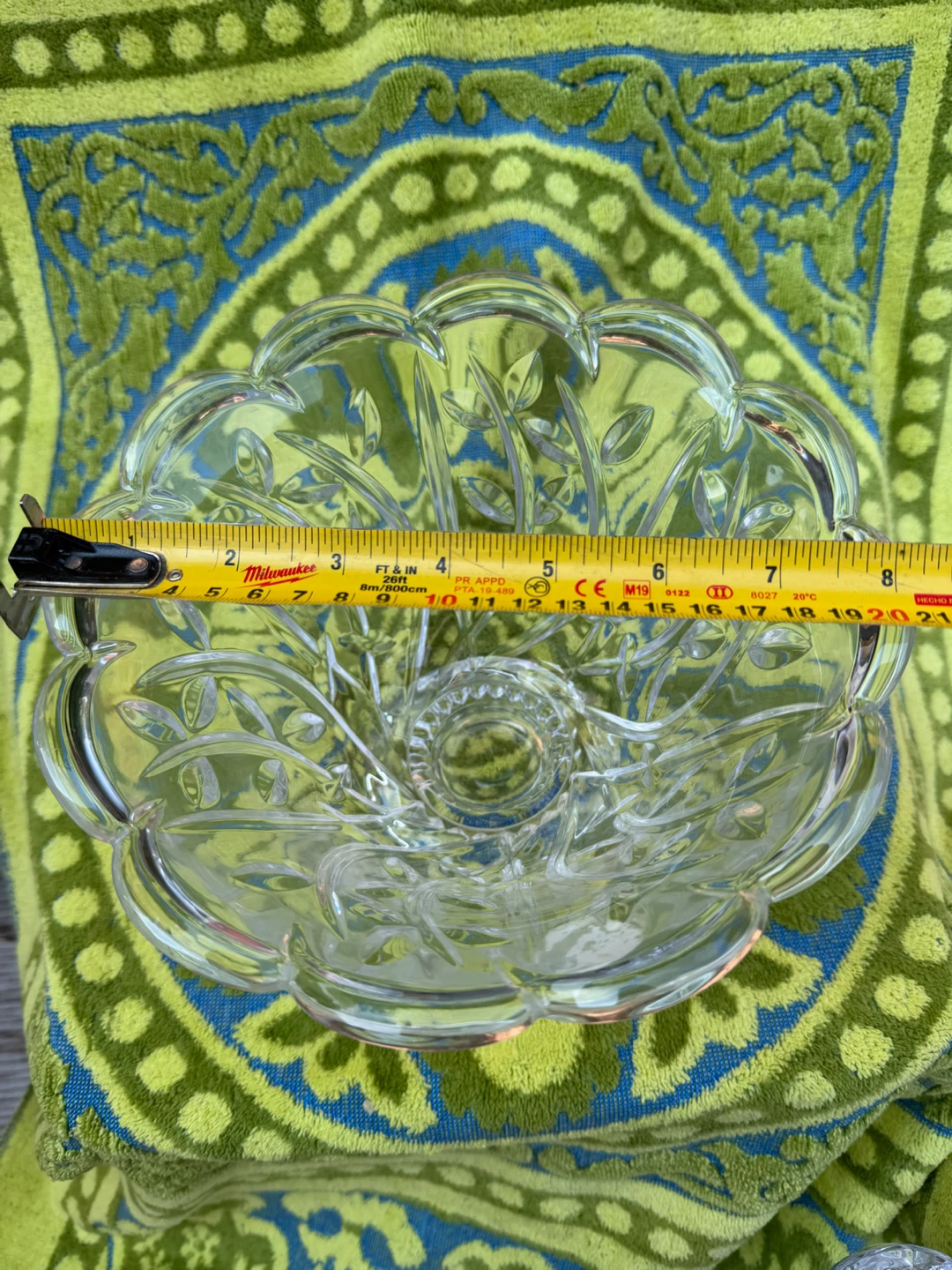 Cut Glass Crystal Bowl “Crystal Clear “ - photo 3