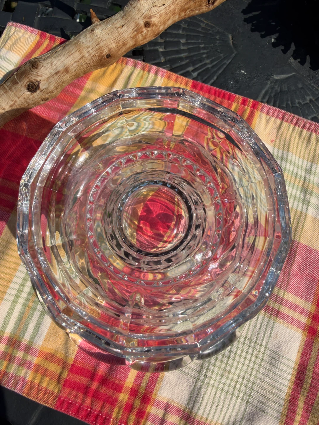Cut Glass Crystal Bowl “Crystal Clear “ - photo 4
