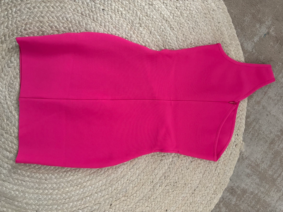 Hot Pink One-Shoulder Cut-Out Dress - photo 2