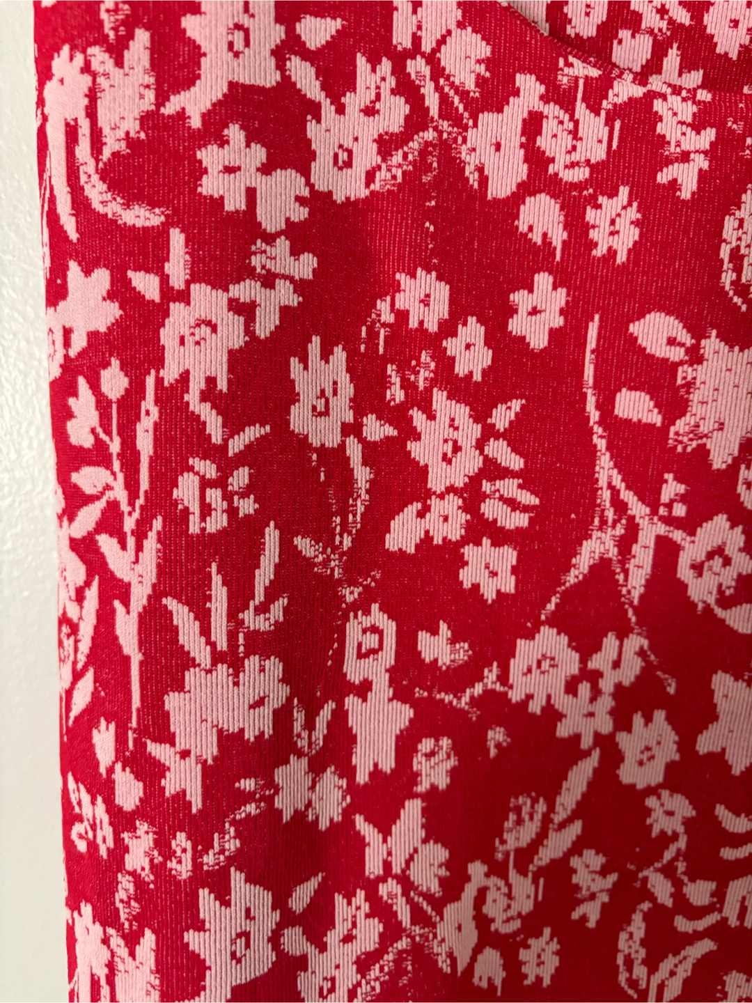 Free People Red Floral Bodysuit M/G - photo 4