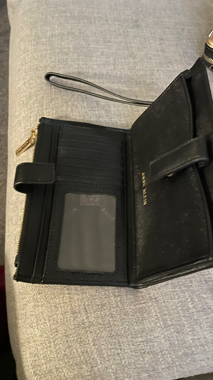 Anne Klein Black Wallet with Wrist Strap - photo 3