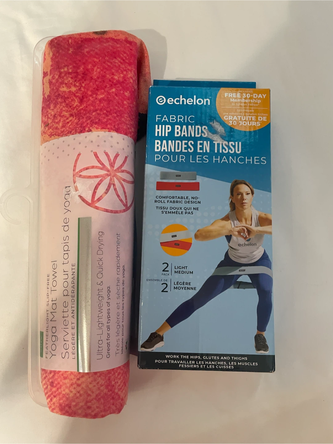 Echelon Fabric Hip Bands & Yoga Mat Towel