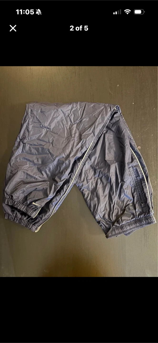 RARE VINTAGE Nike Navy Track Pants - photo 3
