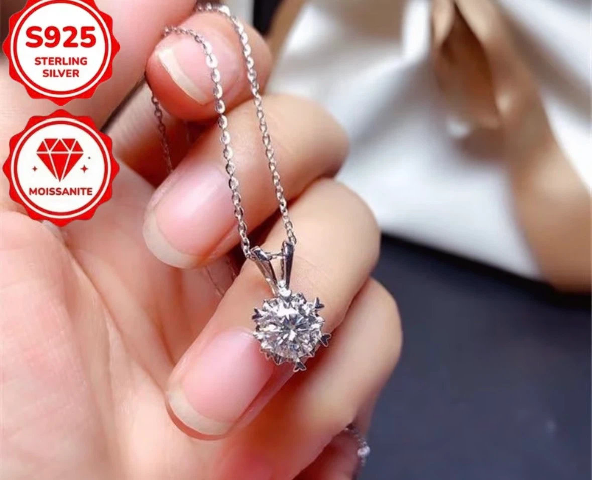 Sterling Silver Moissanite Ring - photo 2