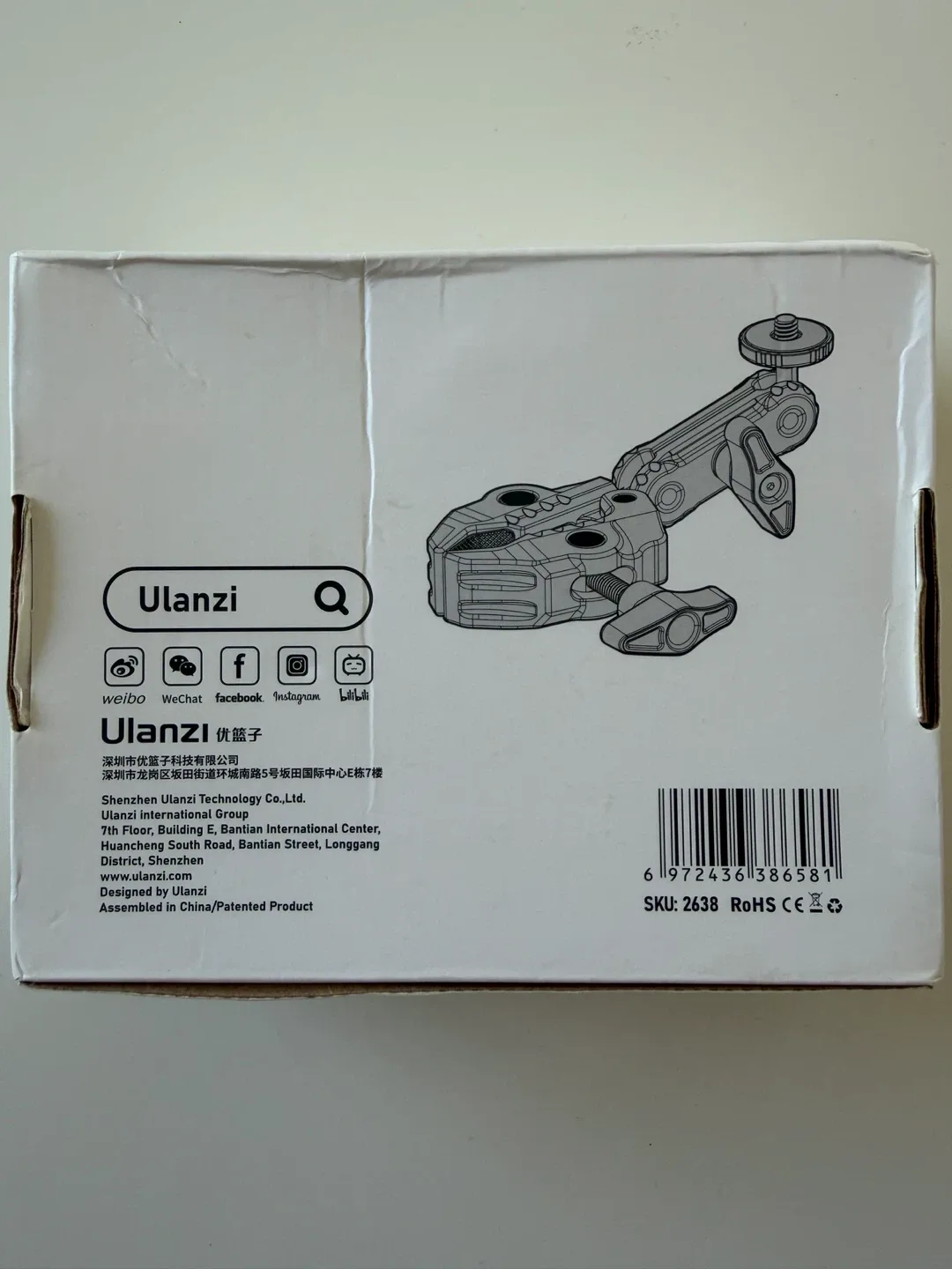 Ulanzi R094 Multi-Function Super Clamp Mount - photo 2