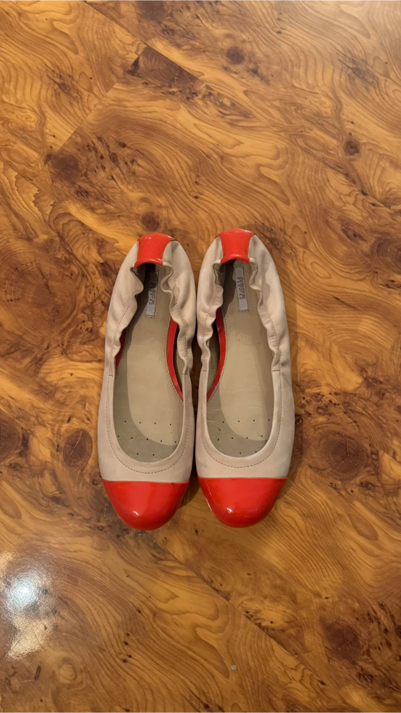 Geox Ballet Flats - Beige and Orange