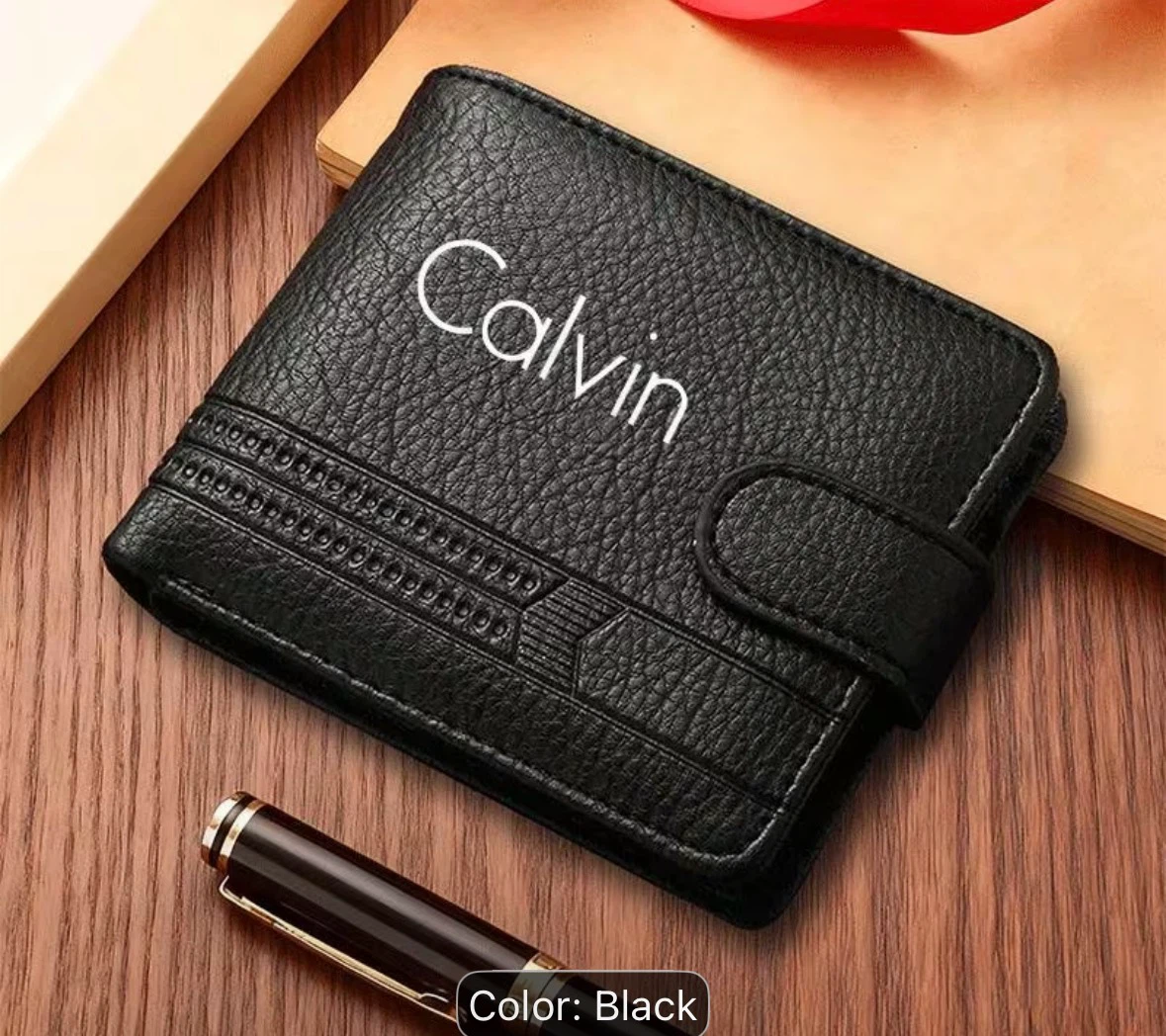 Calvin Black Bi-fold Wallet - photo 2