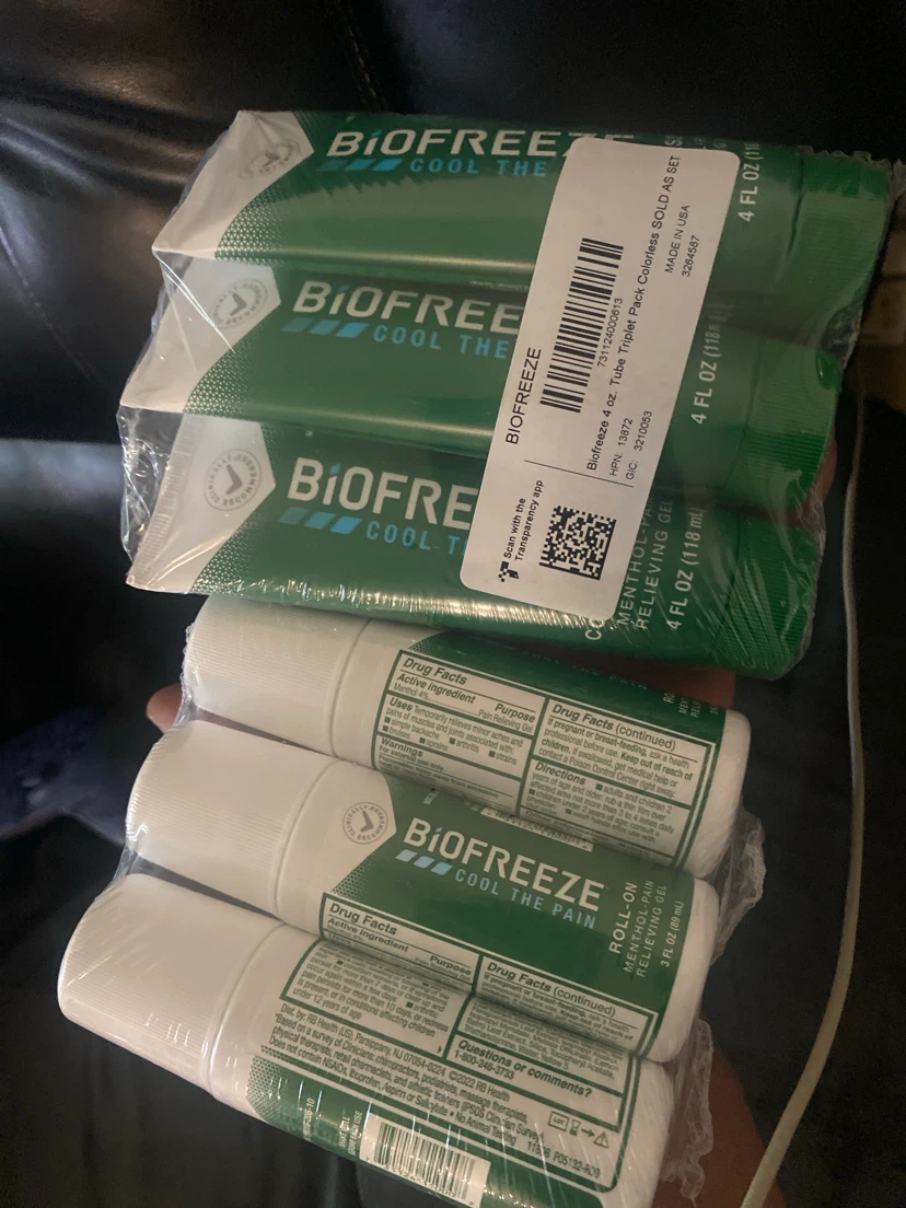 Biofreeze Pain Relief Gel & Roll-On Bundle