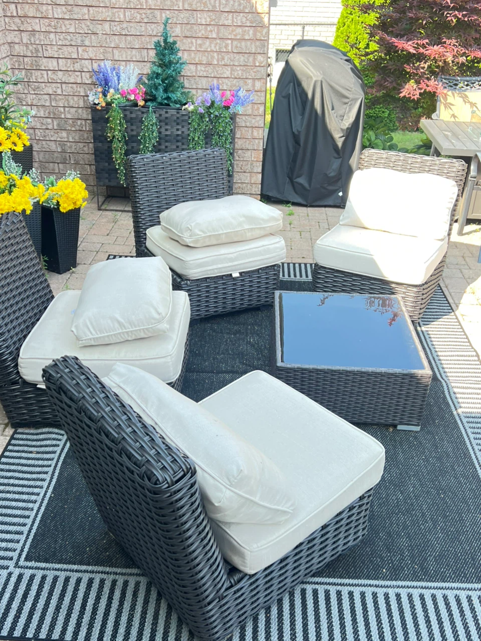 Wicker Patio Furniture Set