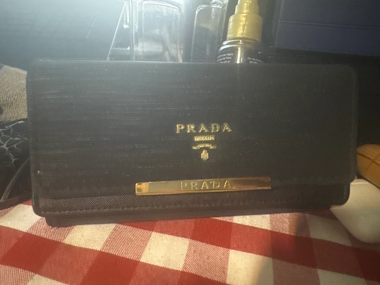 Prada Black Leather Wallet