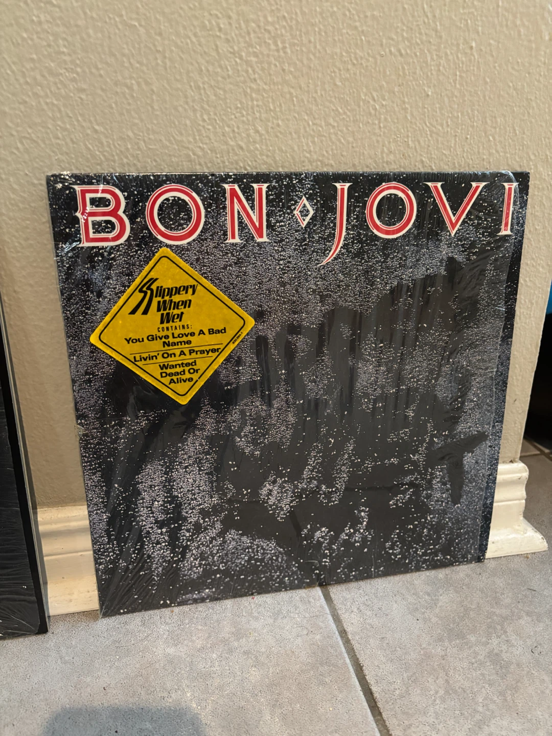 Bon Jovi Slippery When Wet Vinyl Record