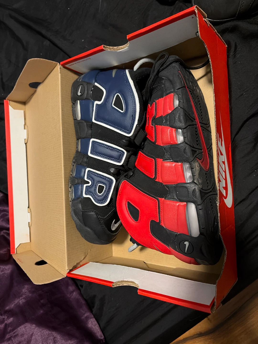 Nike Air  Uptempo '96 "Black/University Red