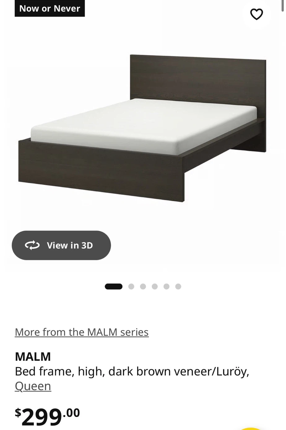 IKEA GLOSTAD Loveseat with chaise, Knisa dark gray - photo 3