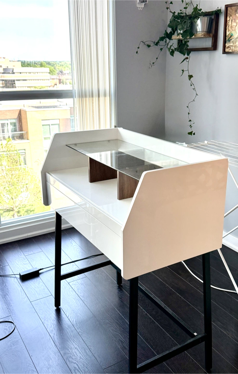 ELORA Writing Desk - White 82 cm - photo 2