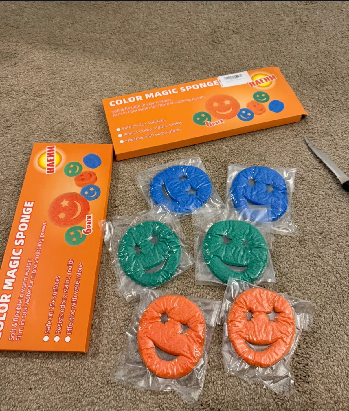 Color Magic Sponge Scrub Daddy Flexible 3pk