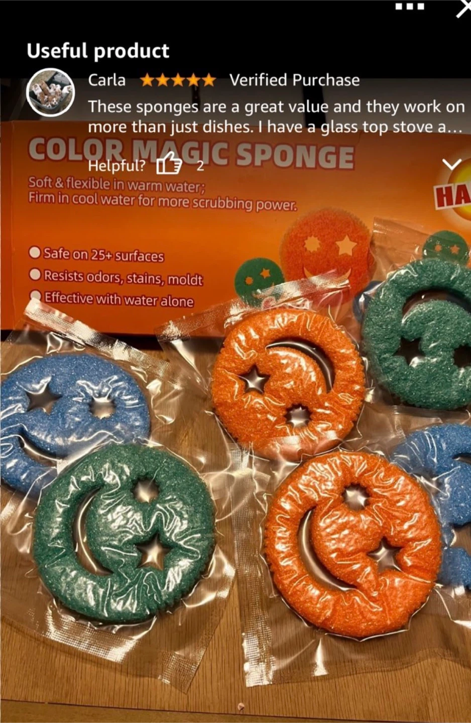 Color Magic Sponge Scrub Daddy Flexible 3pk - photo 3