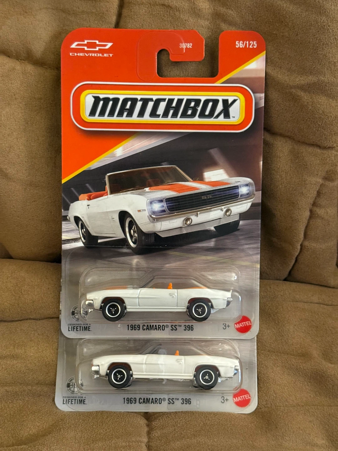 Matchbox 1969 Camaro SS 396 Die-cast lot of 2