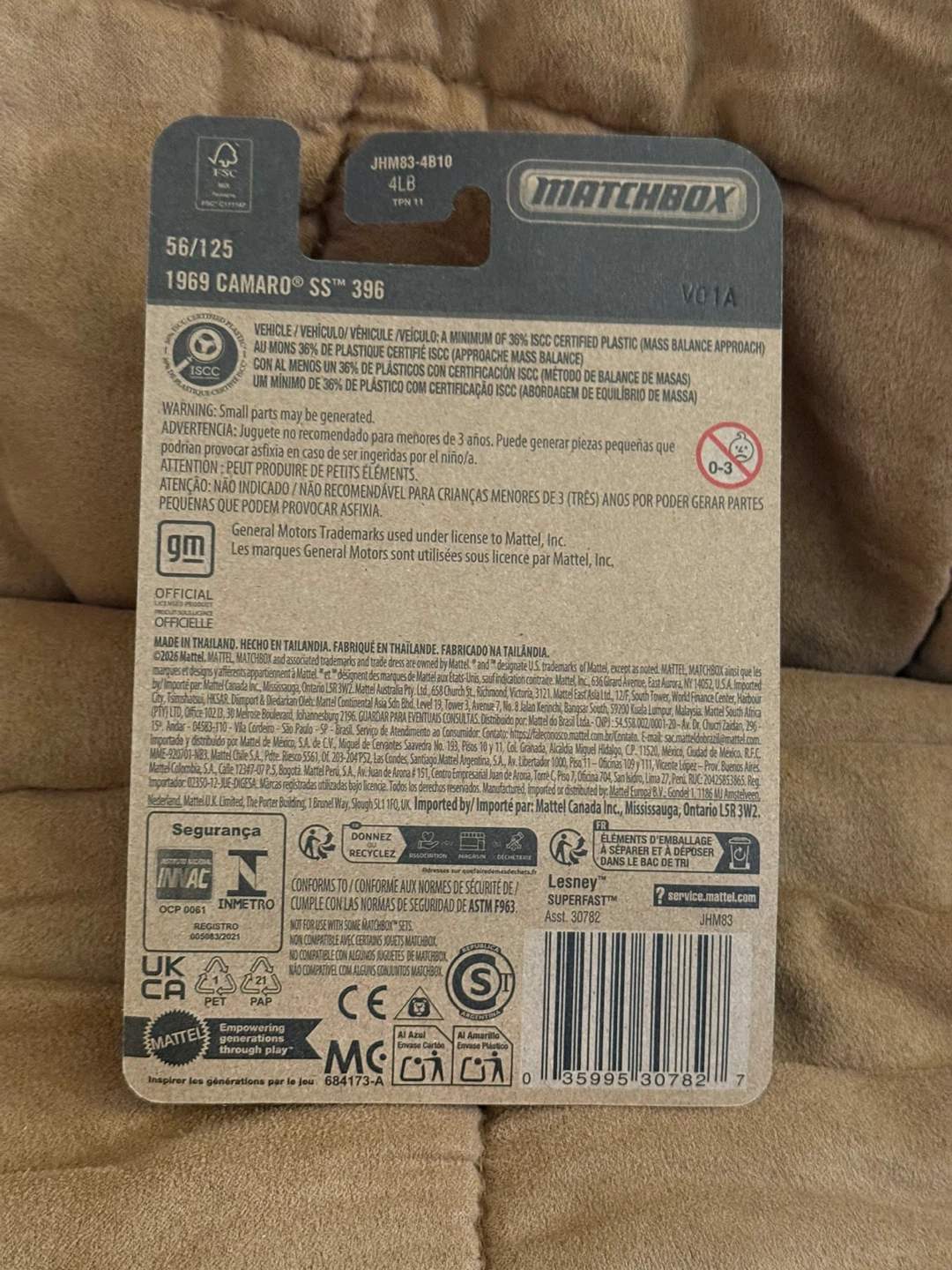 Matchbox 1969 Camaro SS 396 Die-cast lot of 2 - photo 3