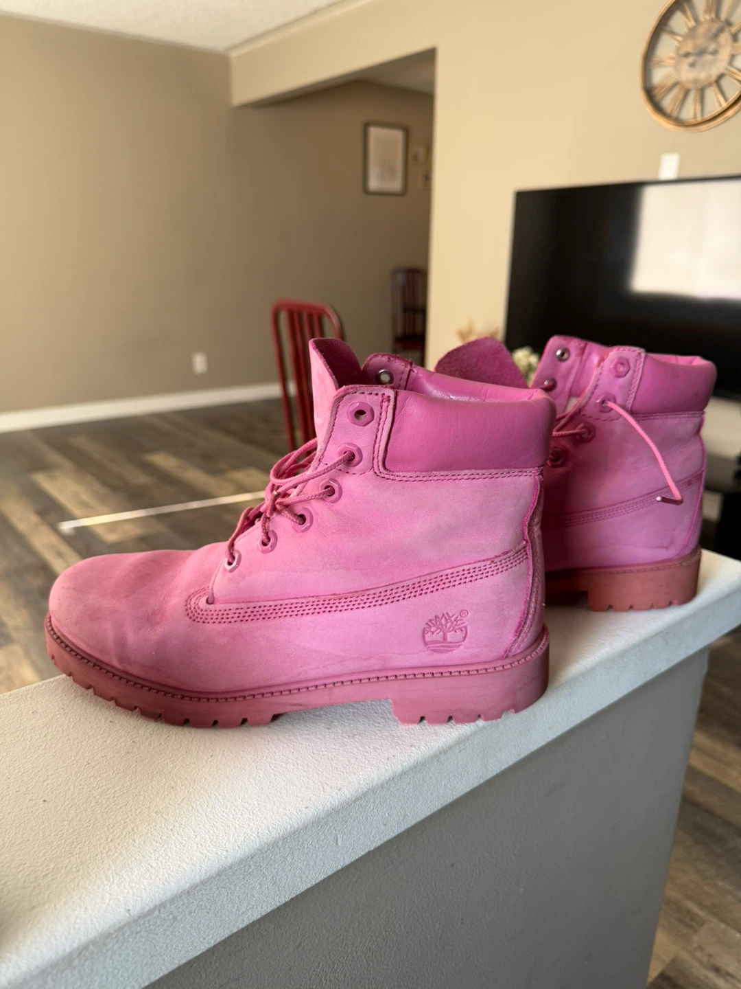 Pink Timberland Boots