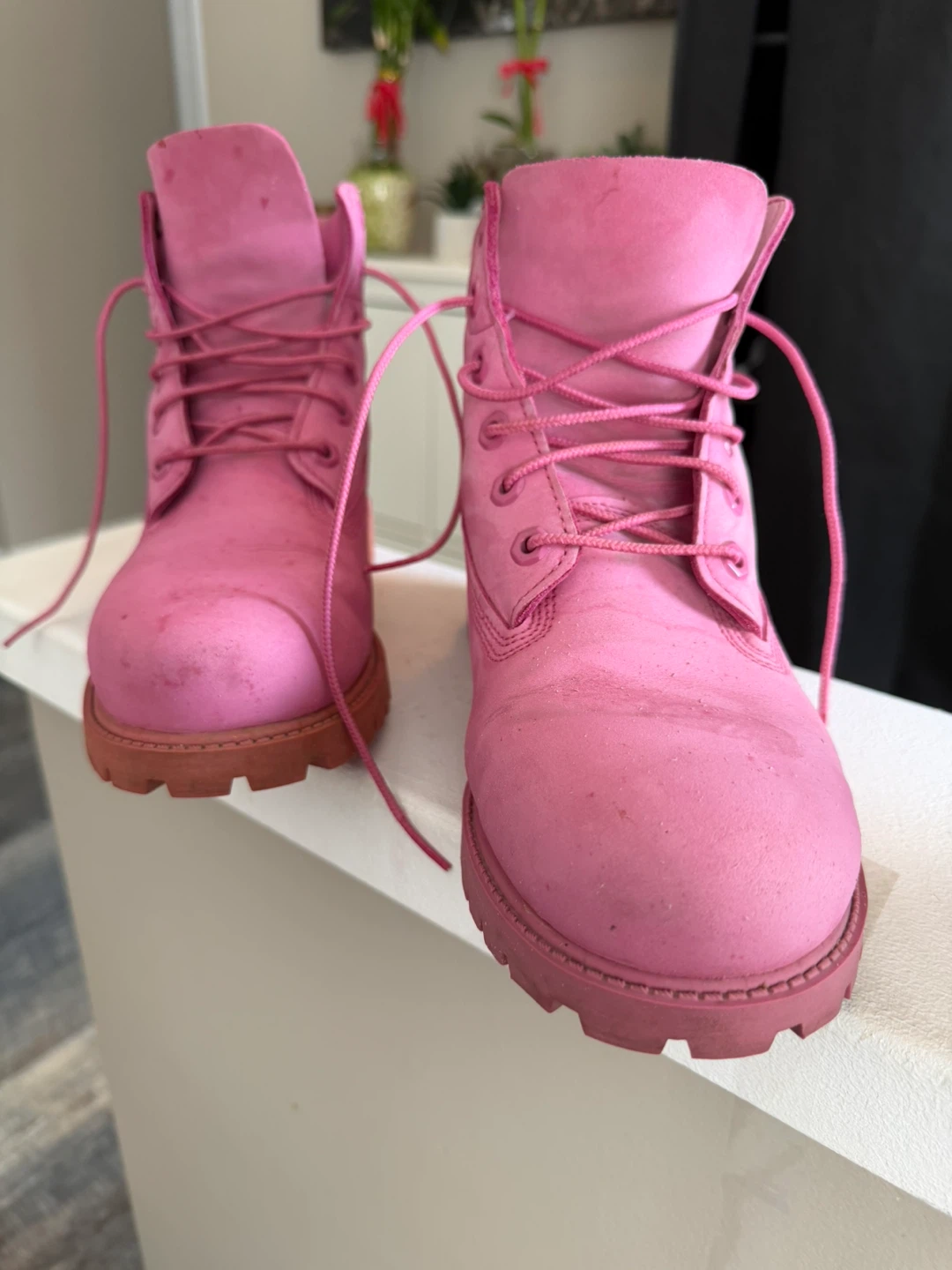 Pink Timberland Boots - photo 2