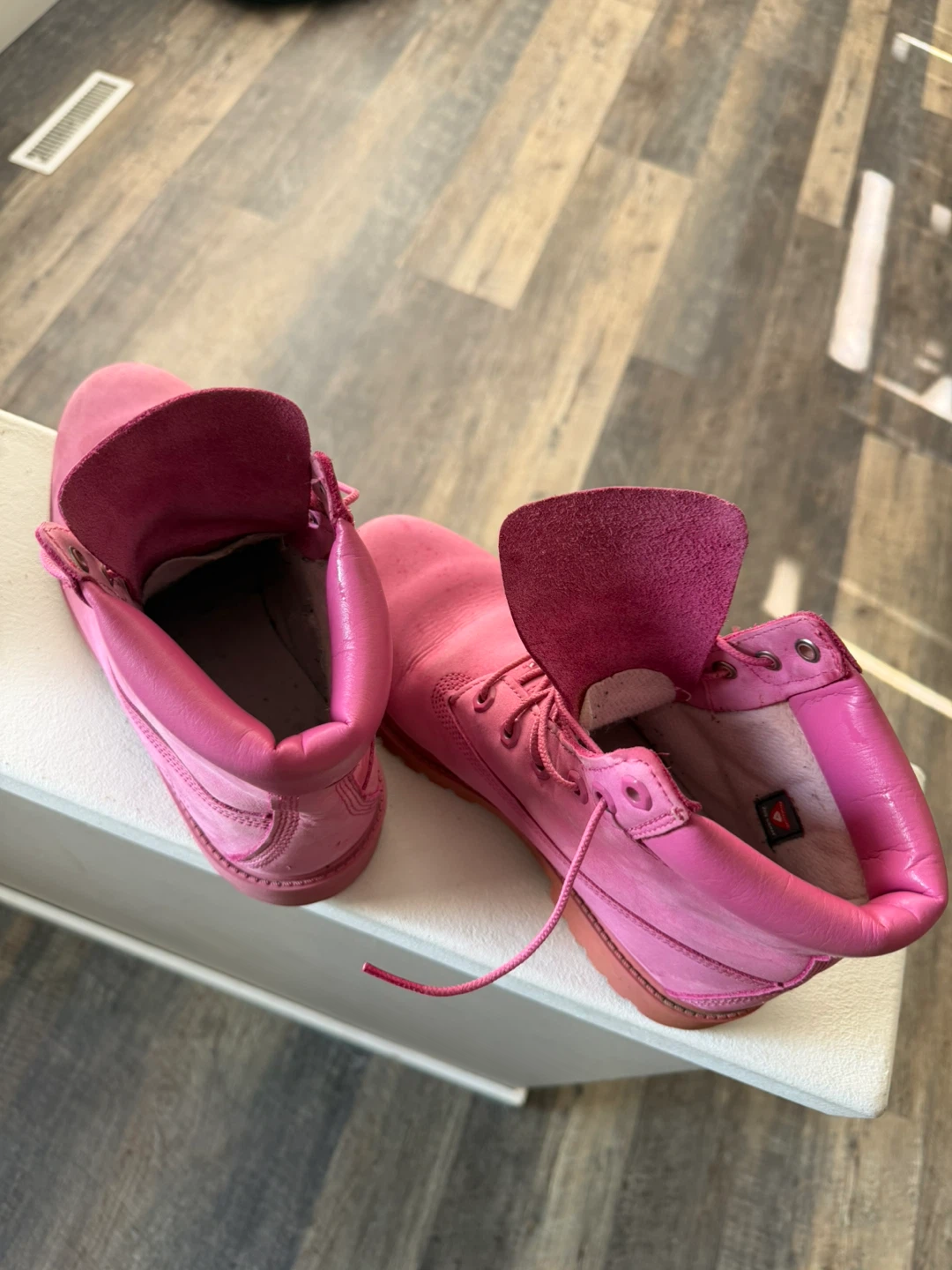 Pink Timberland Boots - photo 3