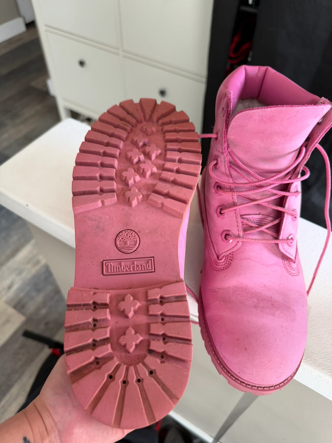 Pink Timberland Boots - photo 4