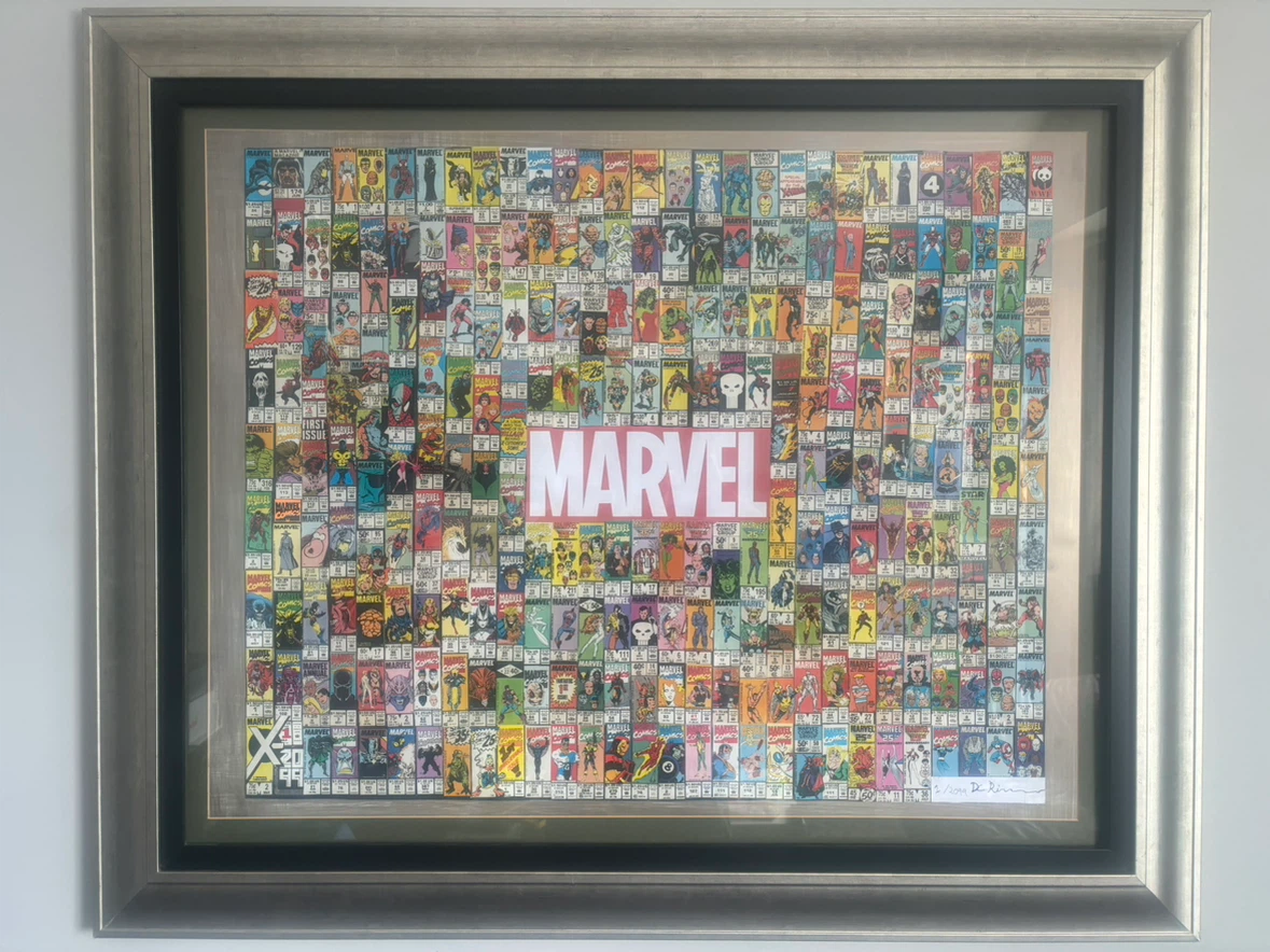 Marvel Comics Corner Collage Art