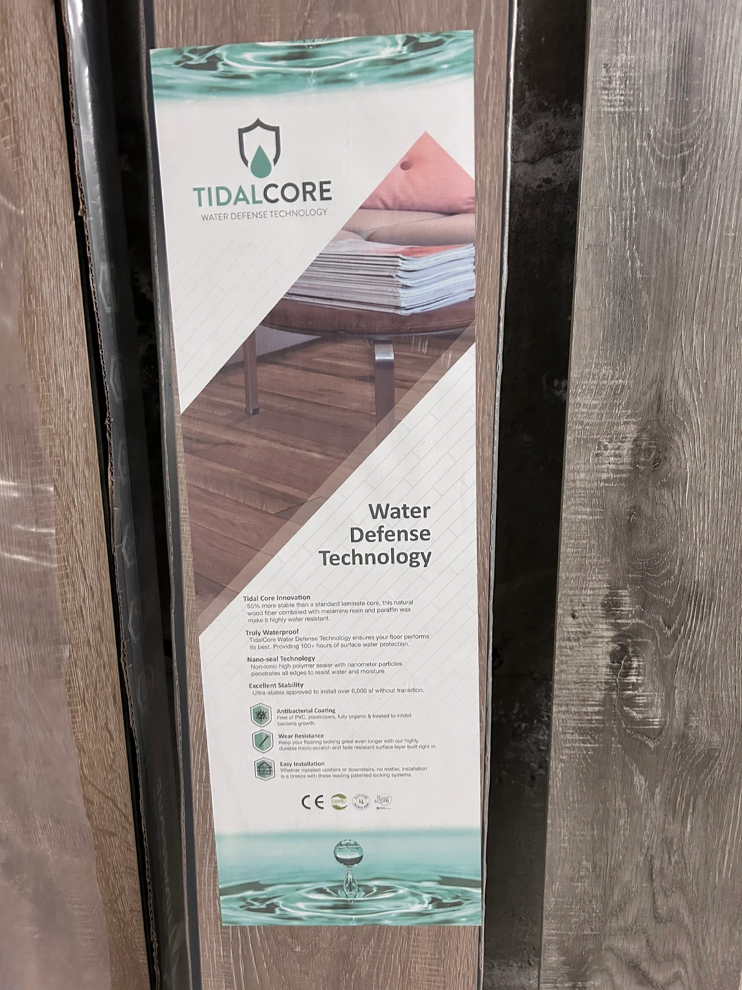 Tidal Core laminate flooring