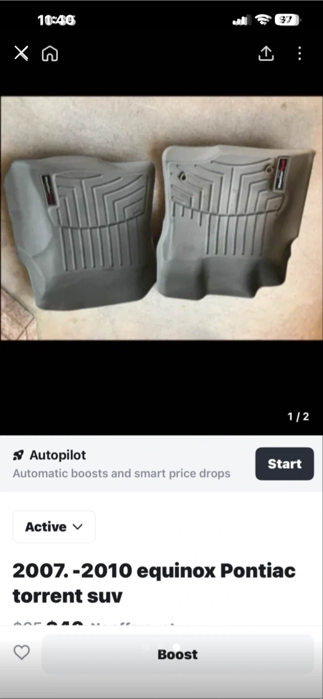 WeatherTech Floor Mats for Pontiac Torrent/Equinox - photo 3