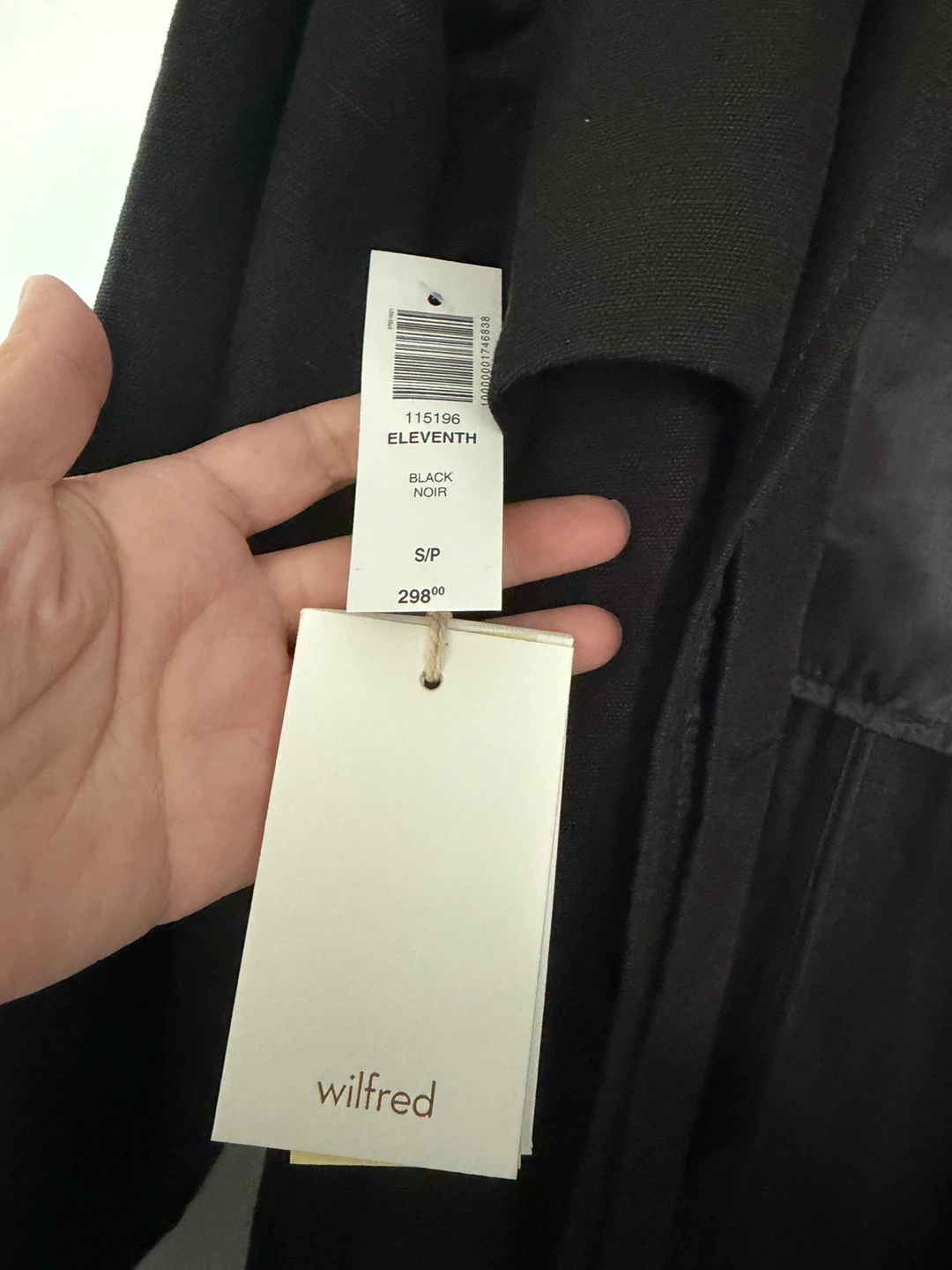 Wilfred Black Trench Coat - photo 2