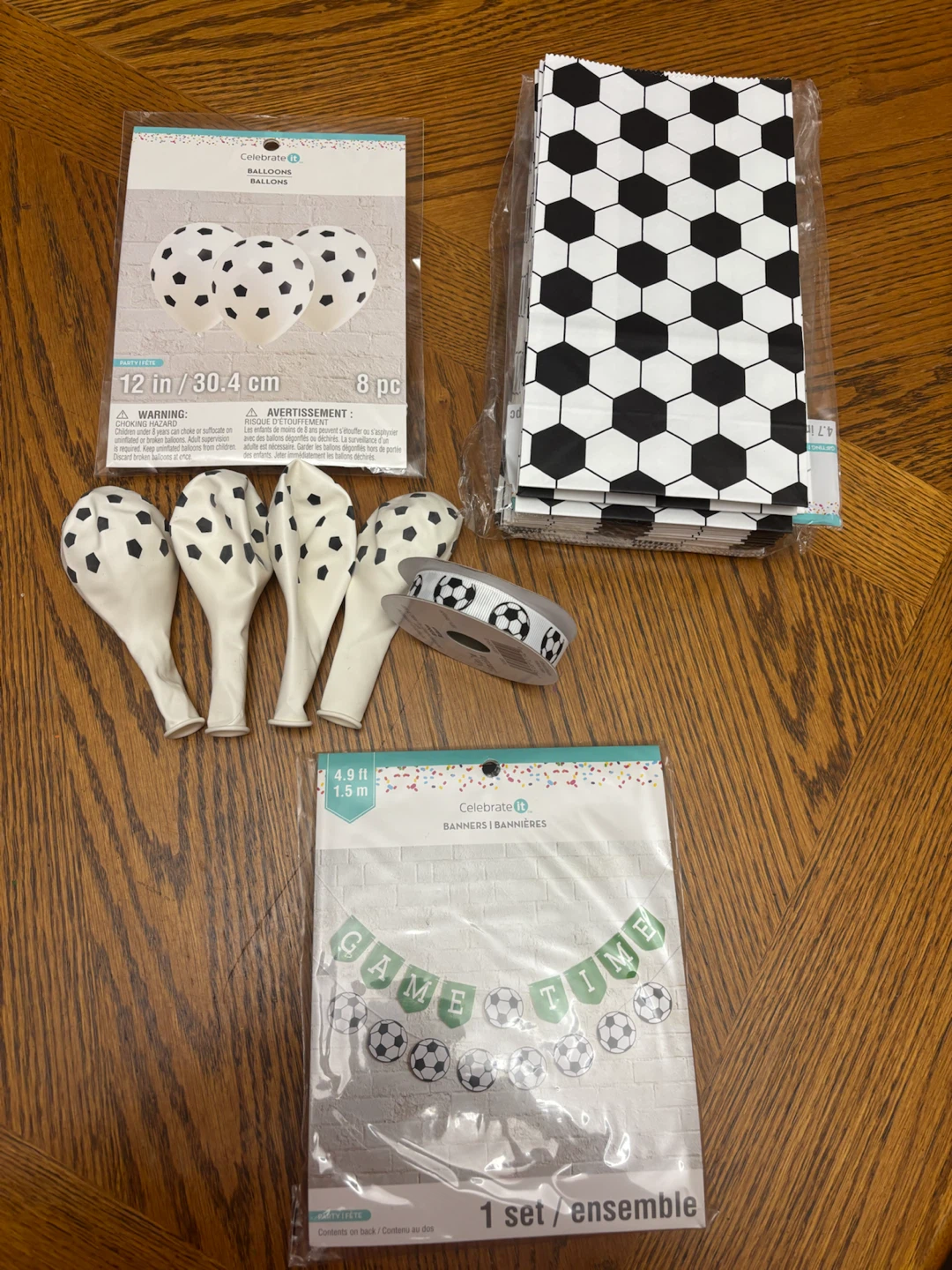 Celebrate It "Game Time" Soccer Banner & Balloons Set