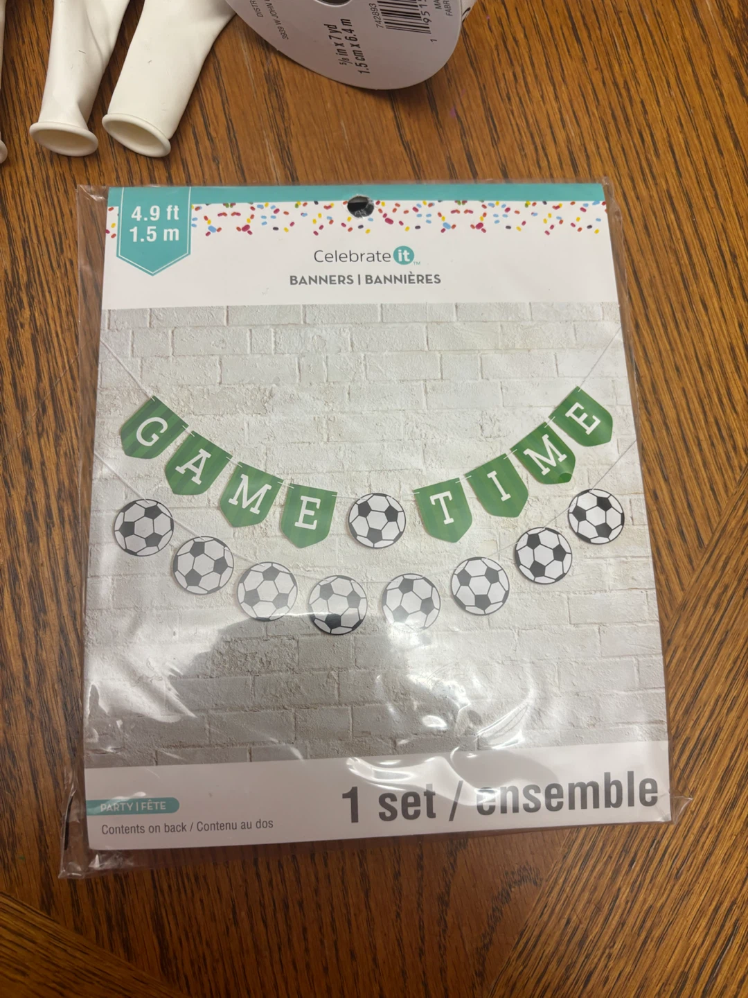 Celebrate It "Game Time" Soccer Banner & Balloons Set - photo 2