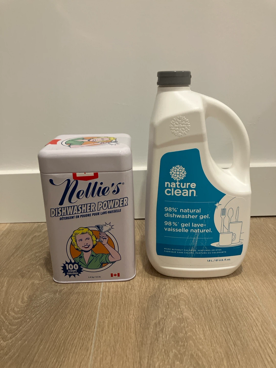(Free) Nellie's Dishwasher Powder & Nature Clean Dishwasher Gel