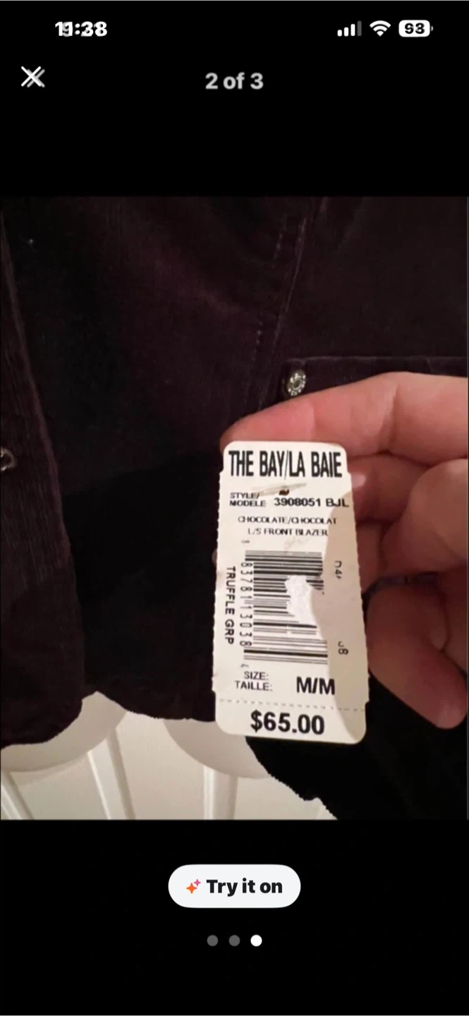 The Bay/La Baie Chocolate Front Blazer - photo 3