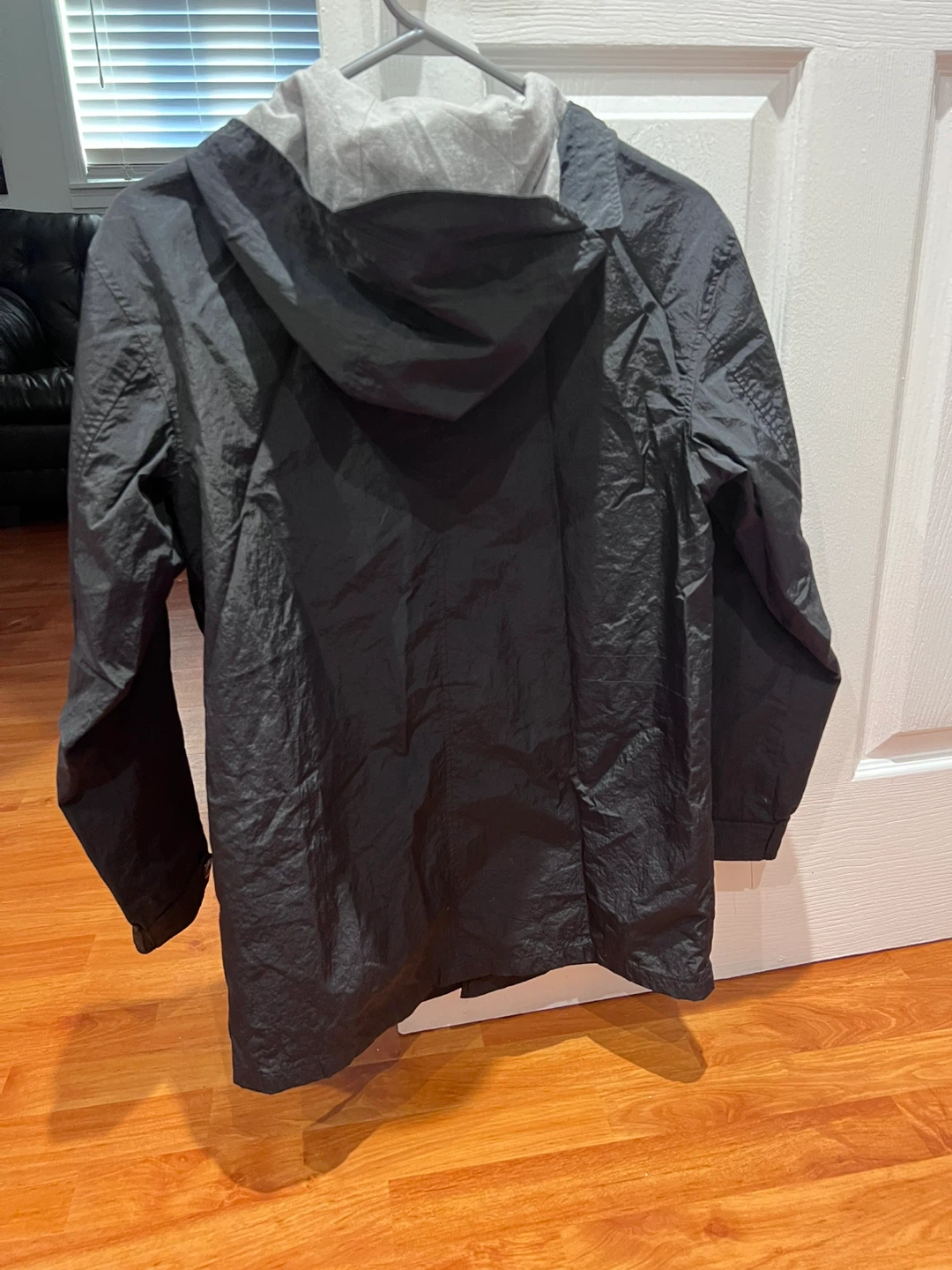 Zara Boys Size Black Hooded Jacket - photo 2