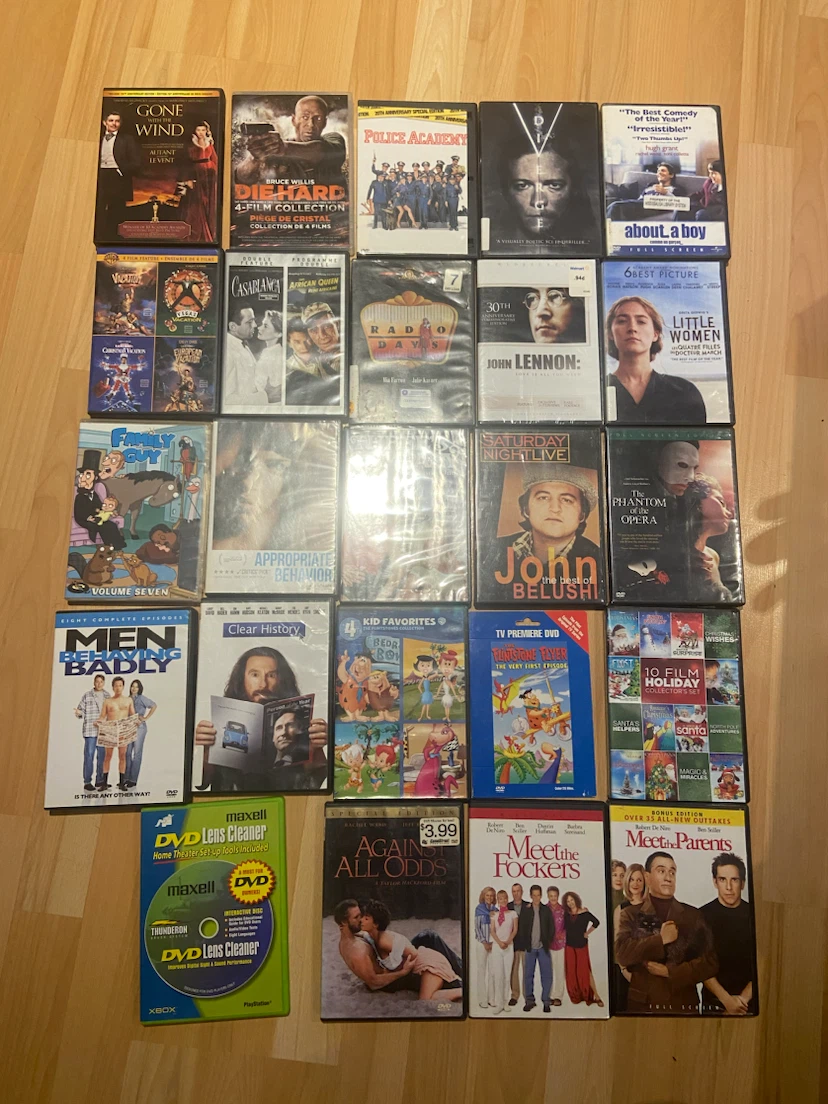 $20 for the entire DVD lot