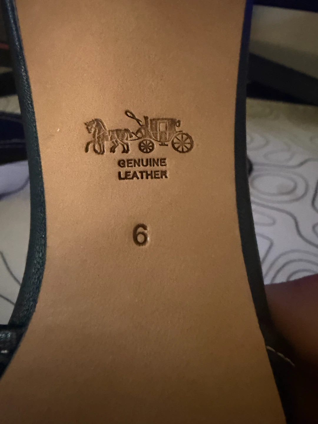 coach black signature heels size 6 ! - photo 3