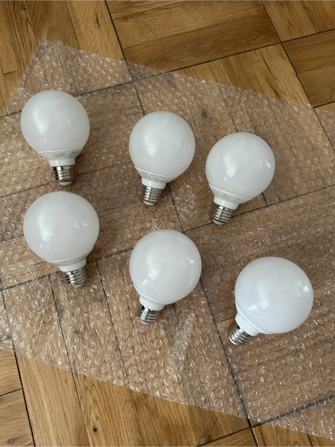 Vanity LED Light Bulbs (Set of 6) - Warm light 5W 3000K