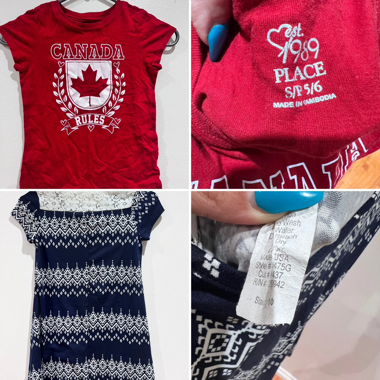 Girls tops