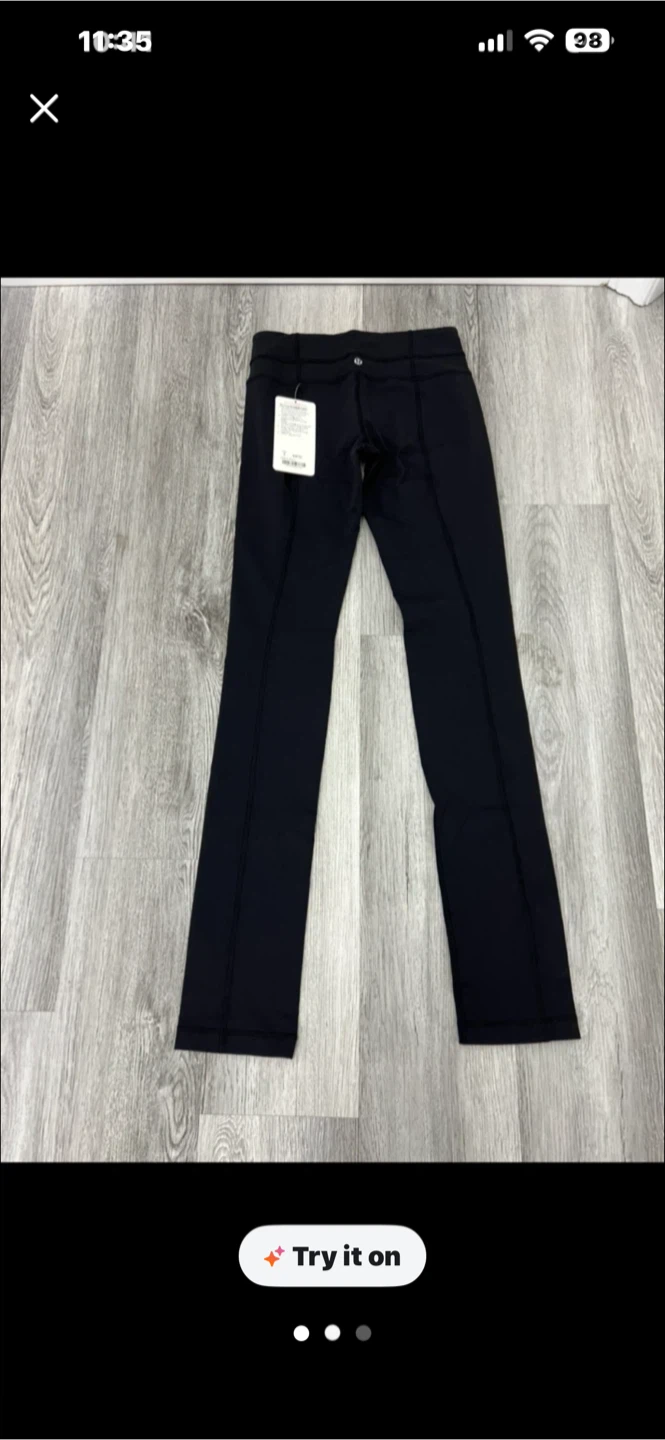 Lululemon Black Bootcut Pants Size 4