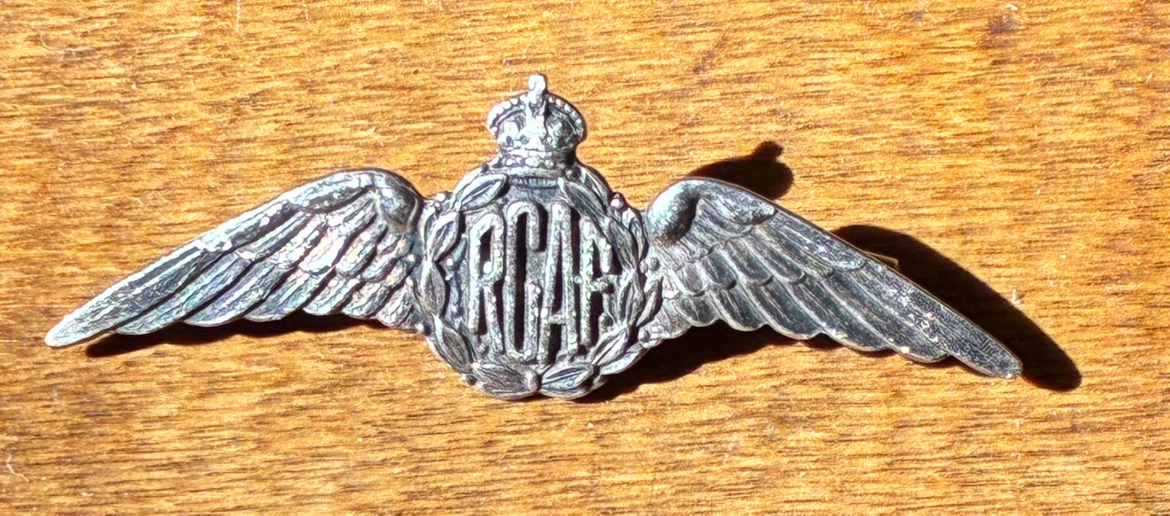 WWII RCAF Sterling Silver Sweetheart Wings Brooch jewelry