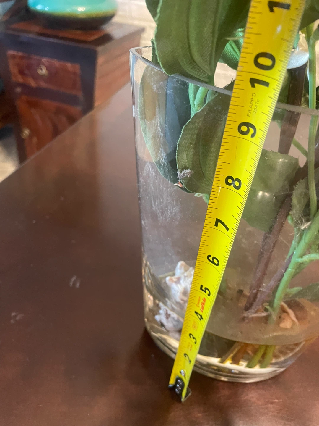 Vase with fake flowers - photo 3