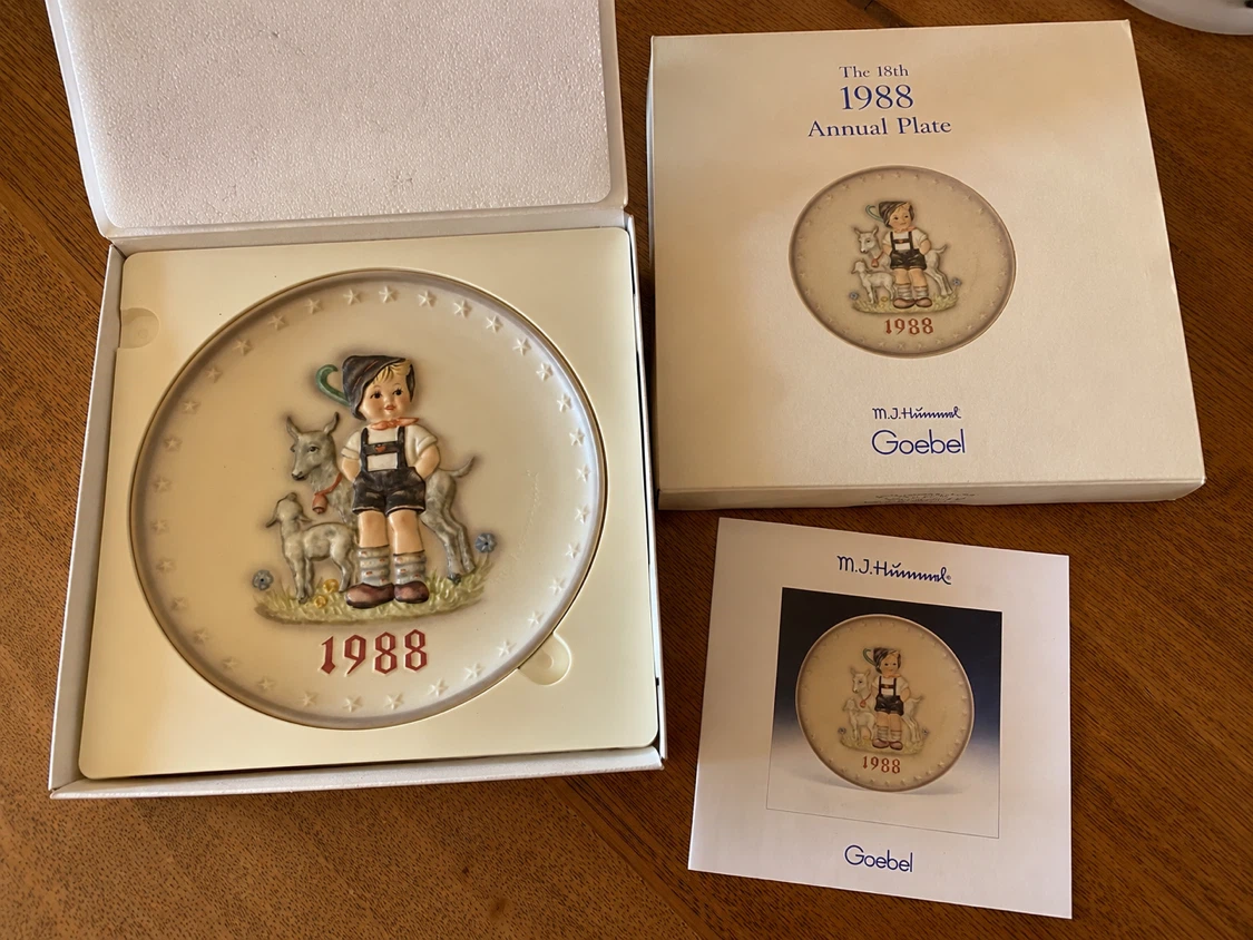 Goebel 1988 Annual Plate - M.J. Hummel - photo 3